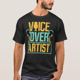 Camiseta Voz Sobre Artista Narrador Voz Atuando Talentos