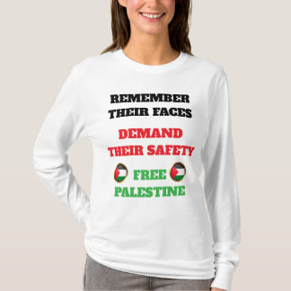 Camiseta Vozes da Palestina - Crimes Humanitários para Just