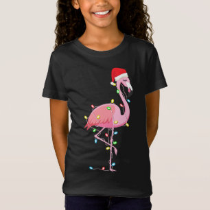 Camiseta Vozes de Natal Flamingo Lover Engraçado Xmas