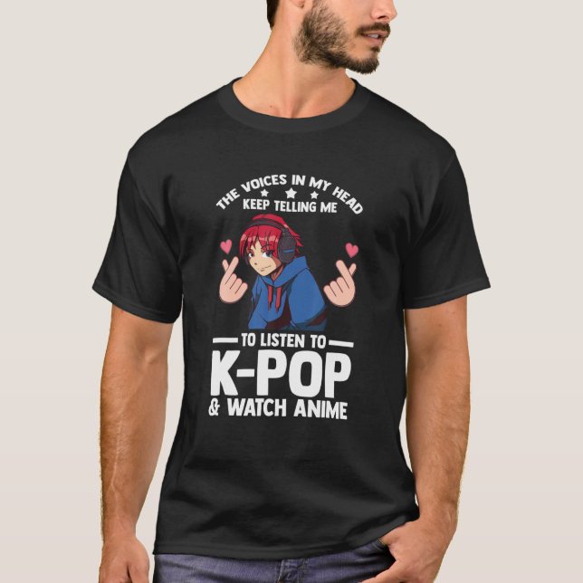 Camiseta Vozes Em K-Pop (Frente)