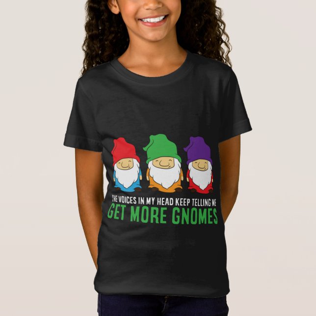 Camiseta Vozes Na Minha Cabeça Continuam Me Dizendo Para Ga (Frente)