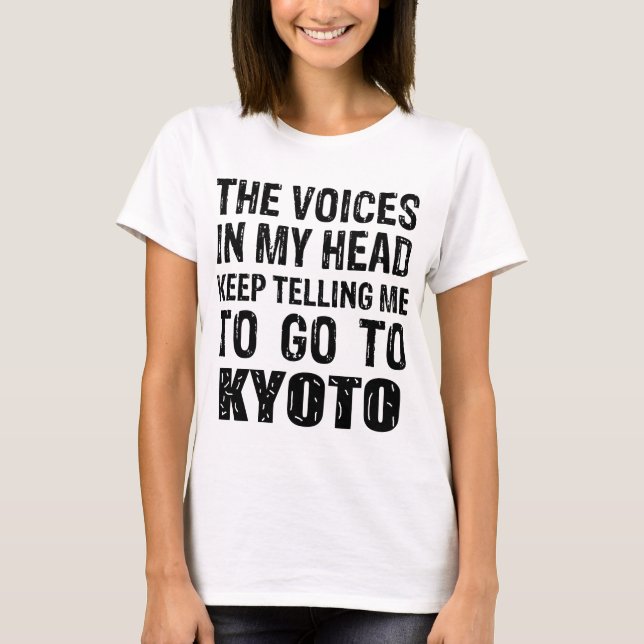 Camiseta Vozes Na Minha Cabeça De Kioto (Frente)