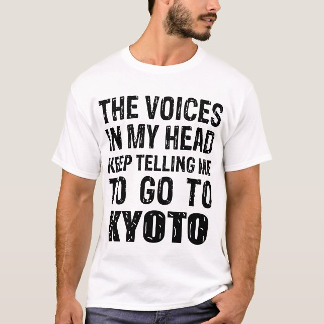 Camiseta Vozes Na Minha Cabeça De Kioto (Frente)