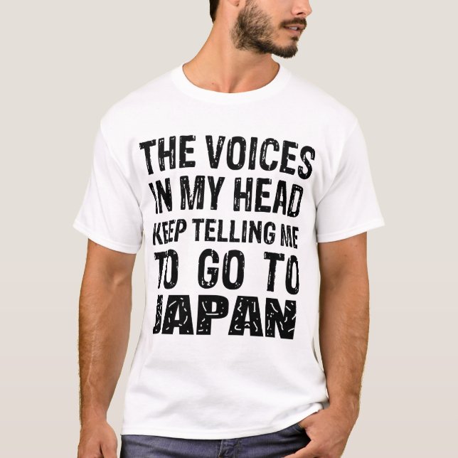 Camiseta Vozes Na Minha Cabeça Japão (Frente)