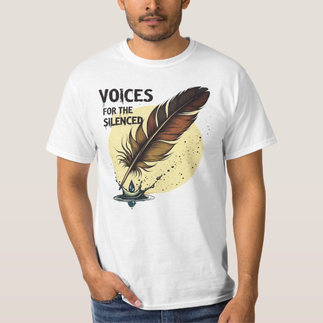 Camiseta Vozes pelo Inspirador Silenciado (Frente)