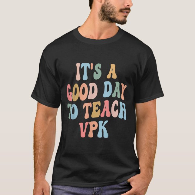 Camiseta Vpk Teacher Back To School First Day Of Vpk Teache (Frente)