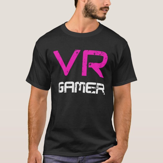 Camiseta VR GAMER para ventiladores de realidade virtual co (Frente)