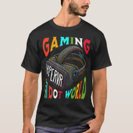 Camiseta VR Gaming Dot World Realidade Hyper Virtual