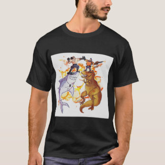 Camiseta vs tre garoto retrô