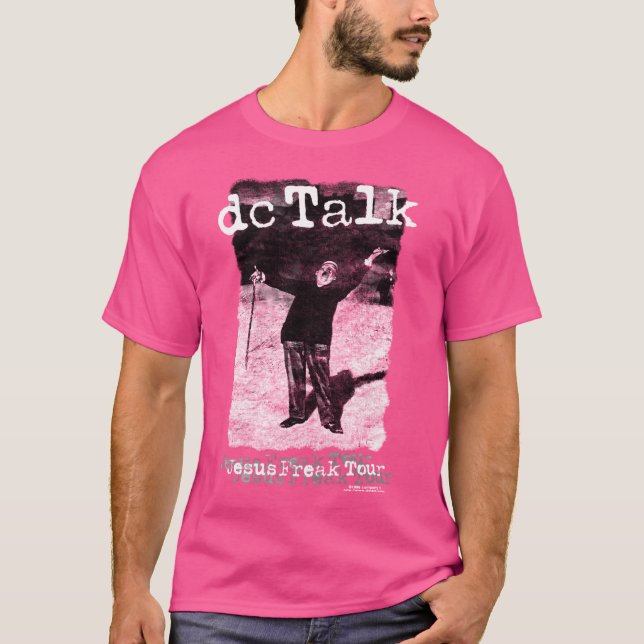 Camiseta Vtg 1996 Dc Talk T Shirt Promo Jesus Freak Tour Co (Frente)