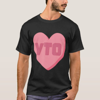 Camiseta Vto Heart Dia de os namorados Candy Swagazon Assoc