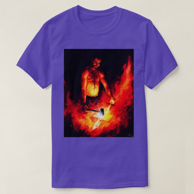 Camiseta Vulcan God of the Forge T (Frente do Design)