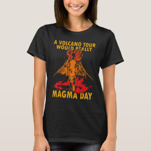 Camiseta vulcanologista geológico vulcanologista vulcanolog