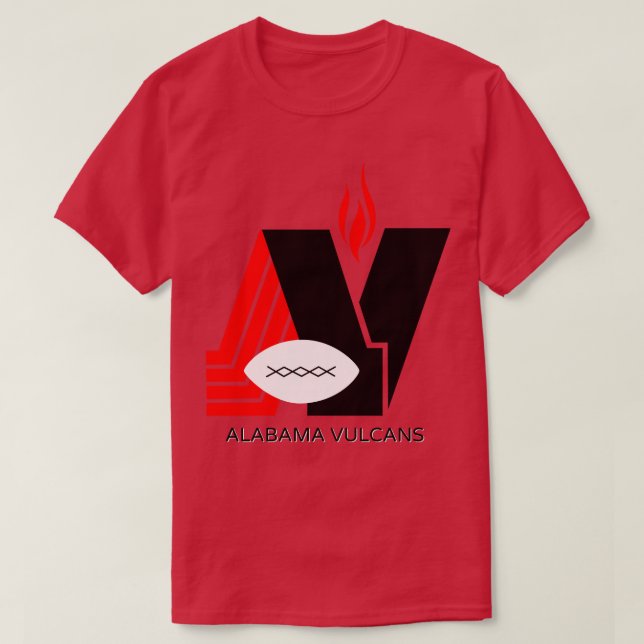 Camiseta Vulcanos de Alabama com defeito 1979 TShirt (Frente do Design)