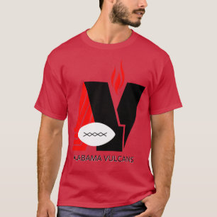 Camiseta Vulcanos de Alabama com defeito 1979 TShirt