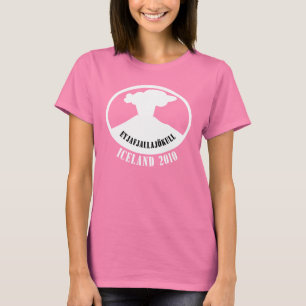 Camiseta Vulcão 2010 de Islândia