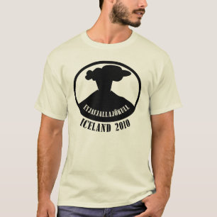 Camiseta Vulcão 2010 de Islândia