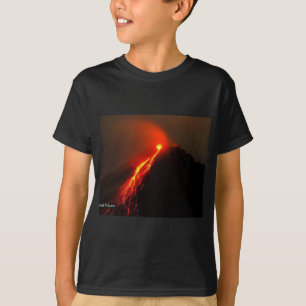 Camiseta Vulcão como AMOR no meu Coração