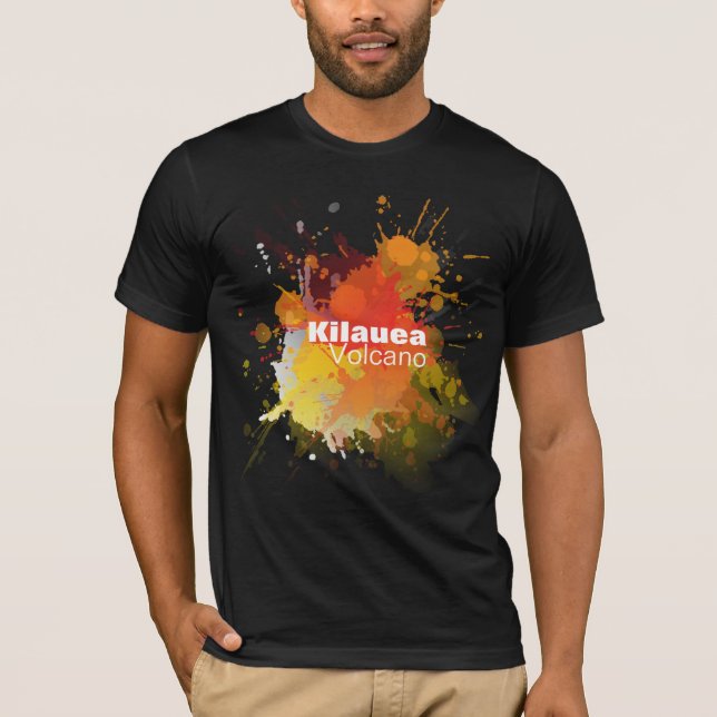 Camiseta Vulcão de Kilauea (Frente)