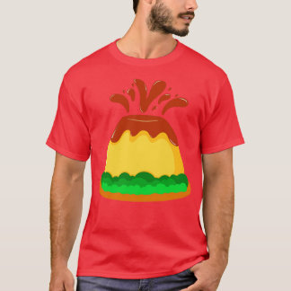 Camiseta Vulcão Pudim Chocolate