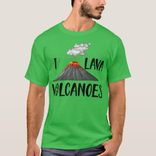 Camiseta vulcões de lava do vulcão I