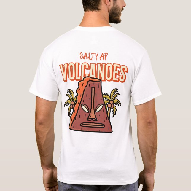 Camiseta Vulcões por Salty AF (Verso)