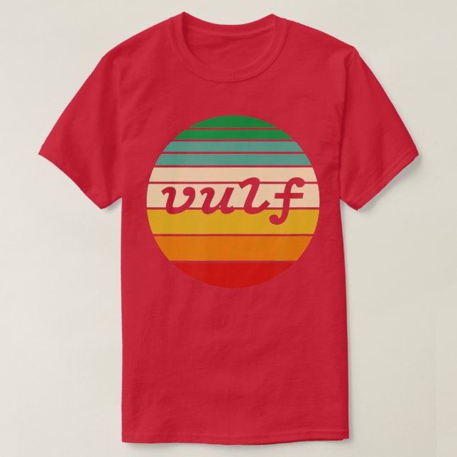 Camiseta Vulf Retro Sunset Vulfpeck Design (Frente do Design)
