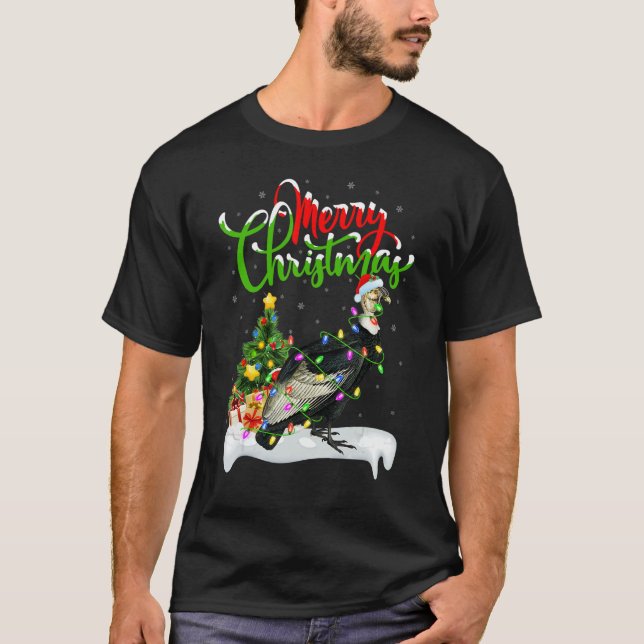 Camiseta Vulture Bird  Xmas Decorations Santa Vulture Chris (Frente)