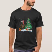 Vulture Lover Christmas Abutre Vestindo Santa Hat