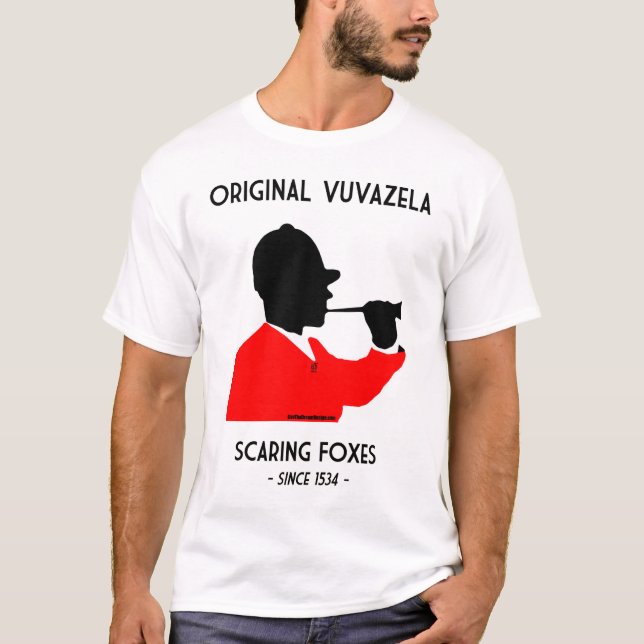 Camiseta Vuvuzela original - Scaring raposas (Frente)