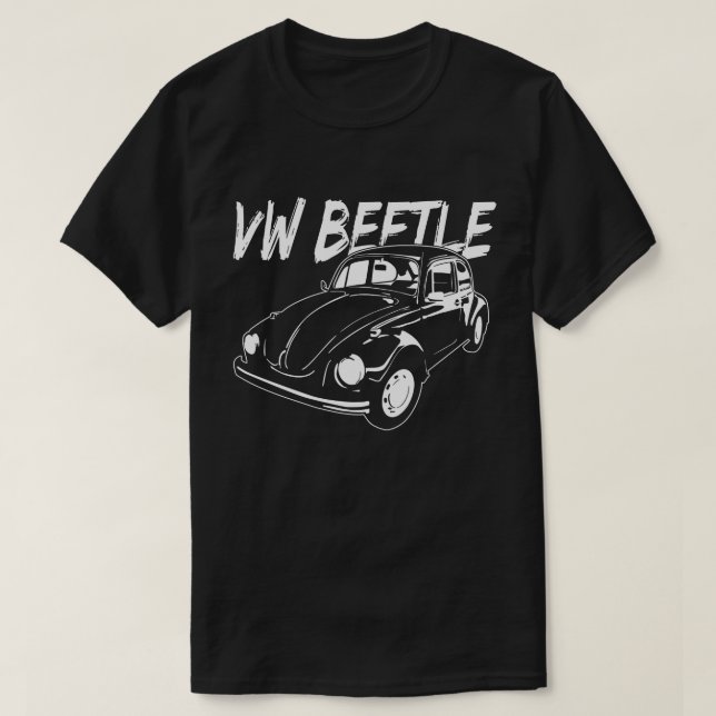 Camiseta VW Beetle (1950-1979 Volkswagen Beetle) 1 (Frente do Design)