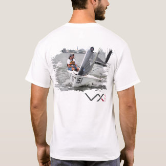Camiseta VX um t-shirt - do design parte traseira sobre