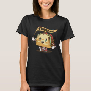Camiseta VXL Taco Terça-feira Comida Mexicana Prata Tortill