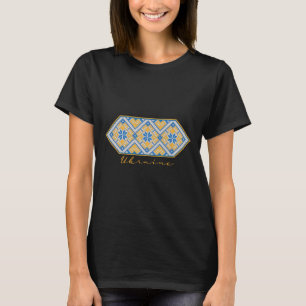 Camiseta Vyshyvanka Ucraniana Ornamento Tradicional Da Ucrâ