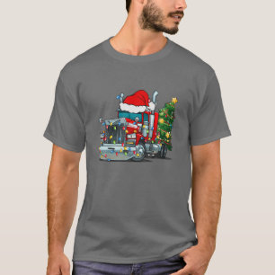Camiseta W4mo Caminhão Papai Noel Caminhoneiro Pijama Natal
