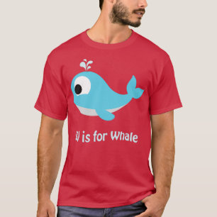 Camiseta W é para a baleia