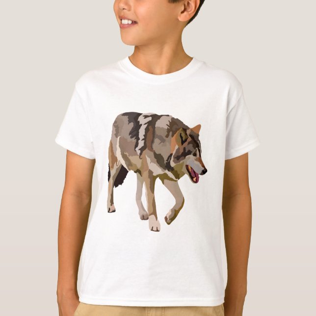 Camiseta W é para Wolf (Frente)
