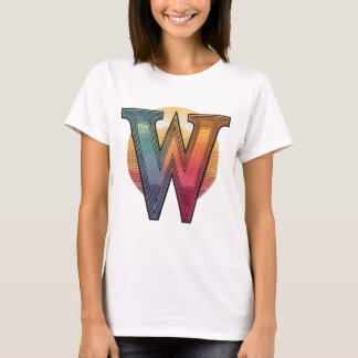 Camiseta W: Gradiente do Sol