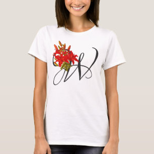 Camiseta W inicial, Wood Lily T-Shirt