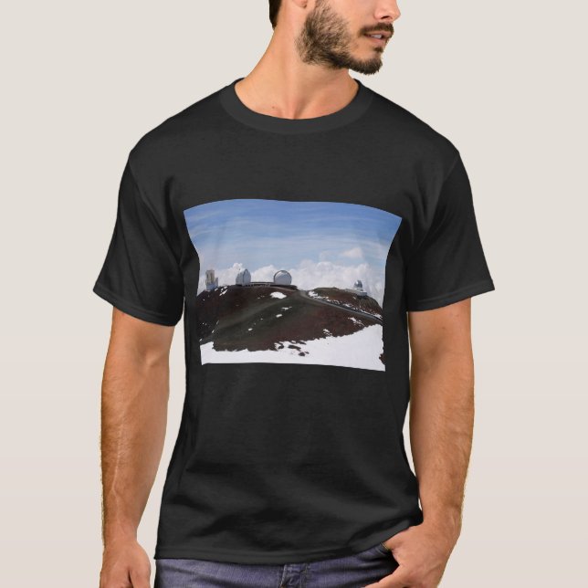 Camiseta W.M. Obervatório de Keck em Mauna Kea, Havaí (Frente)