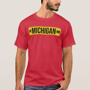 Camiseta W MICHIGAN AVE negro MICHIGAN OCIDENTAL