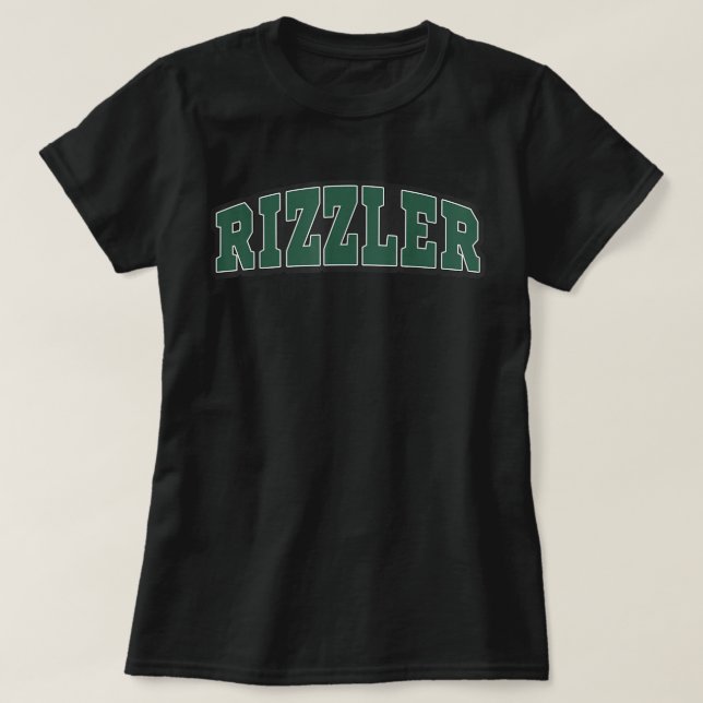 Camiseta W Rizz Rizzler Engraçado Citação de Memória (Frente do Design)
