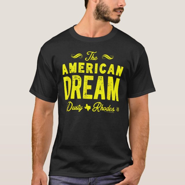 Camiseta W WE A americana D ream Dusty R hodes (Frente)
