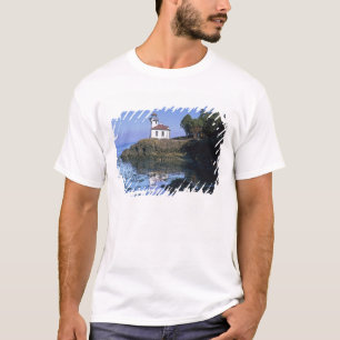 Camiseta WA, Ilha de San Juan, farol de Lime Kiln