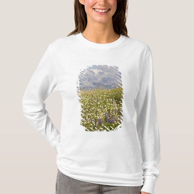 Camiseta WA, Mt. Baker Wilderness, Mt. Shuksan e (Frente)