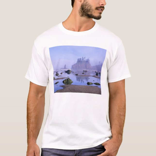 Camiseta WA, Parque Nacional Olímpico, Second Beach, (Frente)