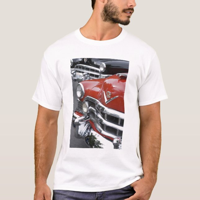 Camiseta WA, Seattle, automóvel americano clássico. (Frente)