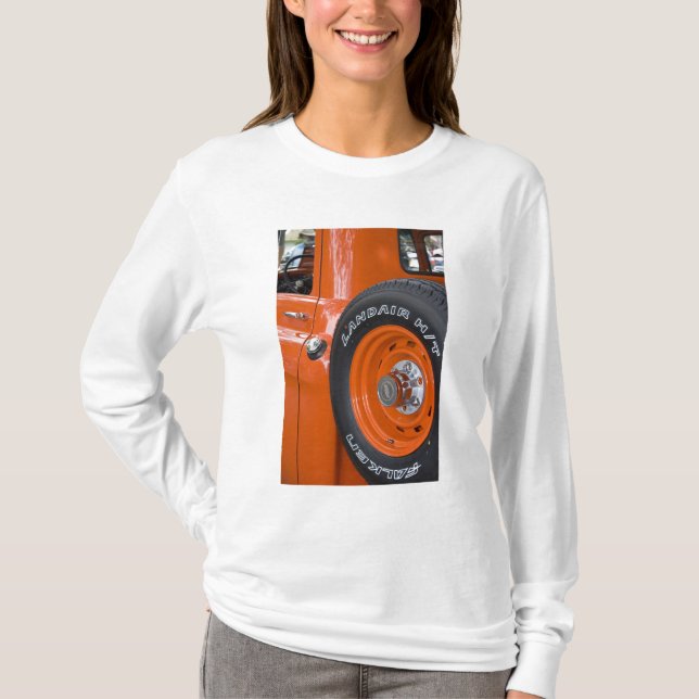 Camiseta WA, Seattle, Caminhonete clássica. (Frente)