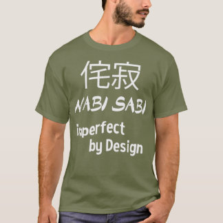 Camiseta Wabi Sabi Imperfeito para Design japonês
