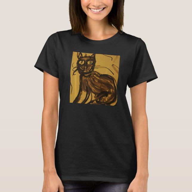 Camiseta Wacky cat artwork kitten pun (Frente)
